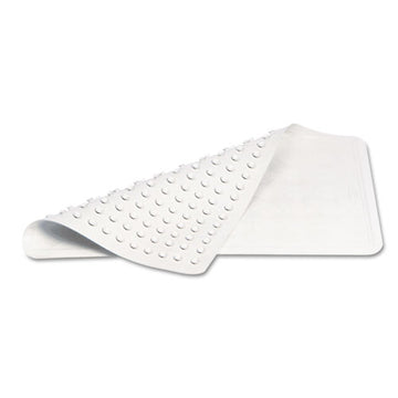 Rubbermaid® Commercial Safti-grip Latex-free Vinyl Bath Mat, 14 X 22.5, White, 4-carton freeshipping - TVN Wholesale